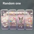 Sanrio Pencil Case Transparent Password Acrylic Pen Box Kuromi Cinnamoroll Melody Kawaii School Students Storage Box Stationery.