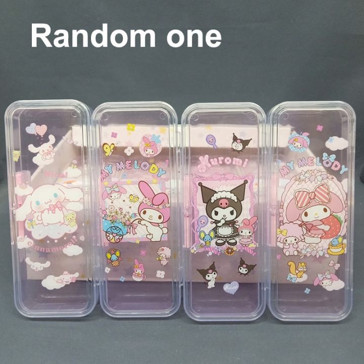 Sanrio%20Pencil%20Case%20Transparent%20Password%20Acrylic%20Pen%20Box%20Kuromi%20Cinnamoroll%20Melody%20Kawaii%20School%20Students%20Storage%20Box%20Stationery%20-%20Image%202