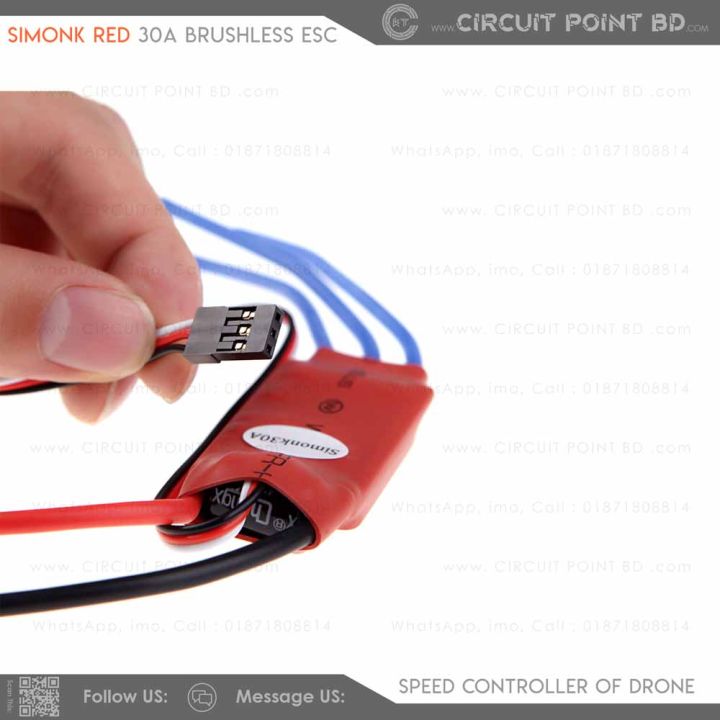 30A%20SimonK%20Red%20ESC%20for%20Brushless%20DC%20Motor%20%E2%80%93%20Electronic%20Speed%20Controller%20for%20Drone,%20Plane,%20RC%20Car%20&%20Multicopter%20(With%20XT-60%20&%20Bullet%20Connector)%20-%20Image%202