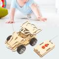 DIY Mini Control Car Toy Classroom Teaching Crafts DIY Educational Toy Physical Experiment. 