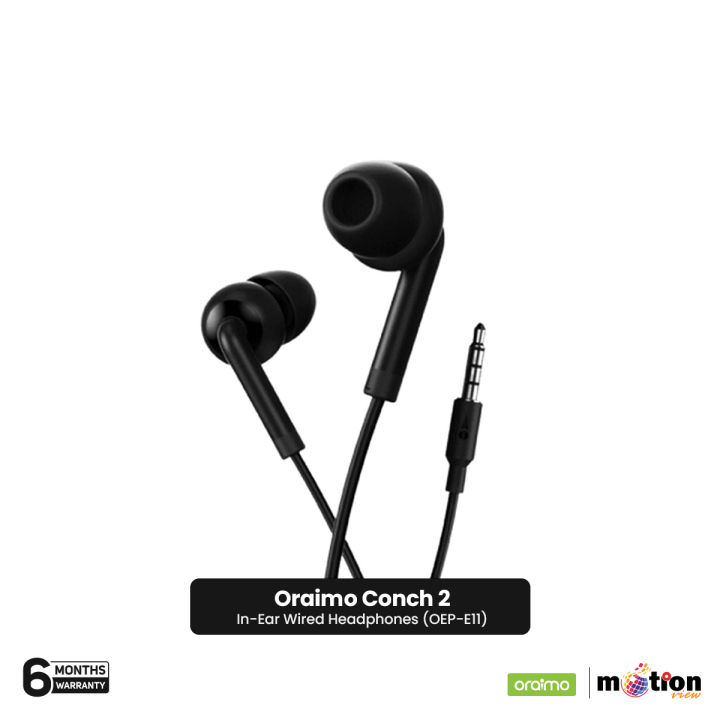 Oraimo Conch 2 In-Ear Wired Headphones (OEP-E11)