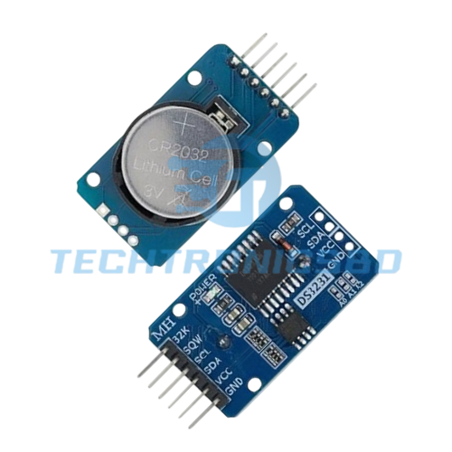 DS3231 RTC Module | High-Precision Real-Time Clock with Battery Backup | I2C Interface for Arduino, ESP32 & Raspberry Pi Projects