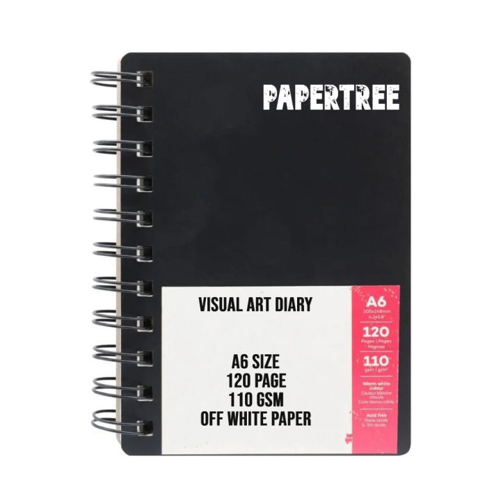 PAPERTREE%20Visual%20Art%20Diary%20Off%20White%20Paper%20A6%20Size%20-%20Image%204