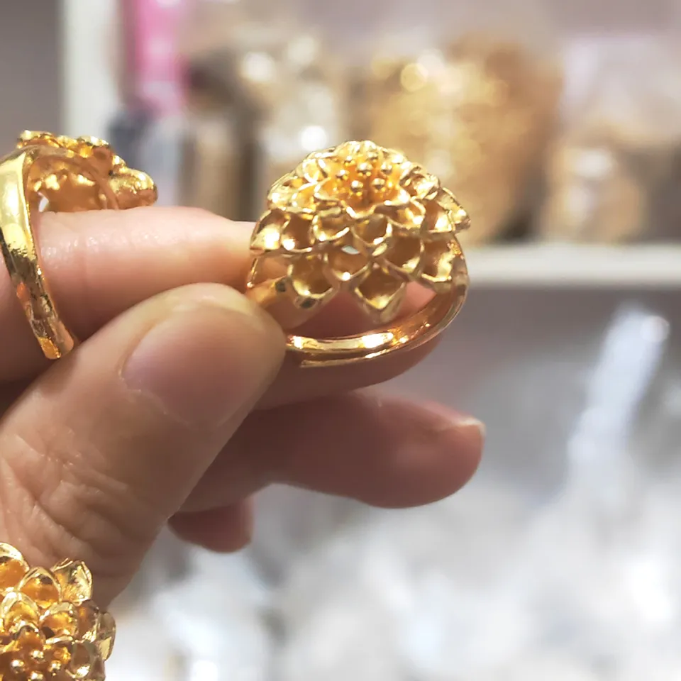 gold plated pointer finger rings gold