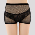 Sexy Women's Fishnet Socks Rhinestone Black Cycle Sports White Biker Shorts Pantyhose Mesh Sparkle Stockings Lingerie Half Short.