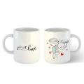 Made with Love Funny and Cute Couple Mug Perfect for Gifting to Friends/Couples/Husband/Wife-White Ceramic Mug INT-21054. 