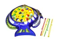Fishing Game Electronic Spin Fish Board Game Educational Fishing Toys with Music Great Gift for Kids Children. 