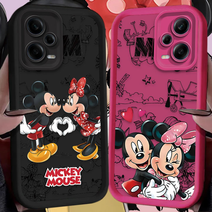 Disney Mickey Minnie Mouse Silicone Phone Case for Xiaomi