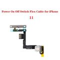 Power Volume Switch On Off Flex Cable with Metal Bracket Assembly For iPhone 11 Pro Max.
