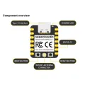 LKPCIGCXM 2X Seeeduino XIAO ESP32-C3 WiFi Bluetooth Mesh 5.0 Development Board Modul 4MB Flash 400KB for. 