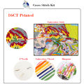 JoySunday Cups Painting Print Stamped Cross Stitch Kits Aida Fabric 16CT 14CT 11CT DIY Folk Craft Needle Handmade Embroidery Set MuXiaRe. 