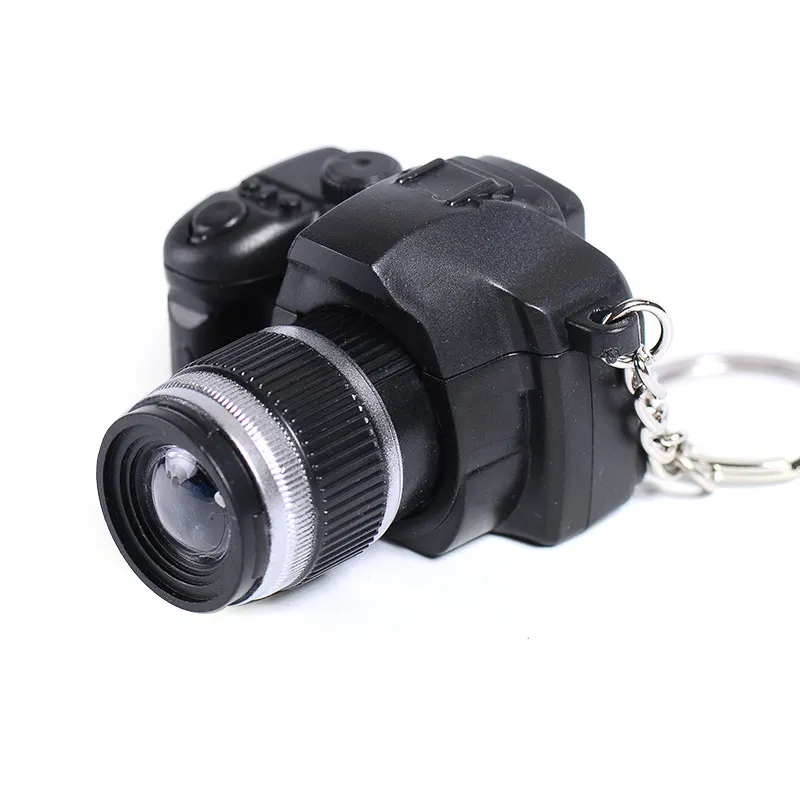 Mini Toy LED Camera Charm Bag Key Chain With Flash Light Sound