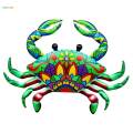2x Metal Wall Art Decor Decorative Sculpture for Garden Fence Bathroom. 
