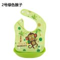 Silicone Baby Bibs With Soft Plastic Tray Detachable.