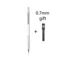 0.3 0.5 0.7 2.0mm Mechanical Pencil Set Full Metal Art Drawing Painting Automatic Pencil with Leads Office School Supply. 