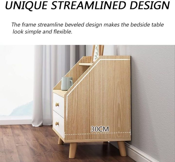 Simple%20Bedside%20Table,%20Modern%20Side%20Table%20Nightstand%20with%20Solid%20Wood%20Legs,%20Bedside%20Cabinet%20Mini%20Locker%20Storage%20Stand%20Cabinet%20Rack%20with%20Drawer%20and%20Open%20Storage%20Shelf,%20for%20Bedroom%20Living%20Room-24/18%20-%20Image%202
