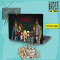 Stranger Things Design Laptop Sticker. 