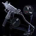 15CM Alloy Miniature UZI Model Submachine Gun Pendant High Quality Pistol Keychain Craft Pendant Fake Gun Weapon Kids Gifts Leima. 