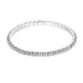 Women Fashion Roman Style Zircon Crystal Bracelet Bangles For Gifts - Add Elegance To Look Zircon Crystal Bracelet Bangles. 