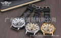 A generation of foreign trade wholesale t Winner watch full hollow men's and women's lovers mechanical watch.