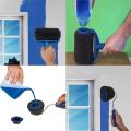 Migeet 8pcs Wall Painting Tools Set Paint Roller Runner Brush Handle Flocked Edger.