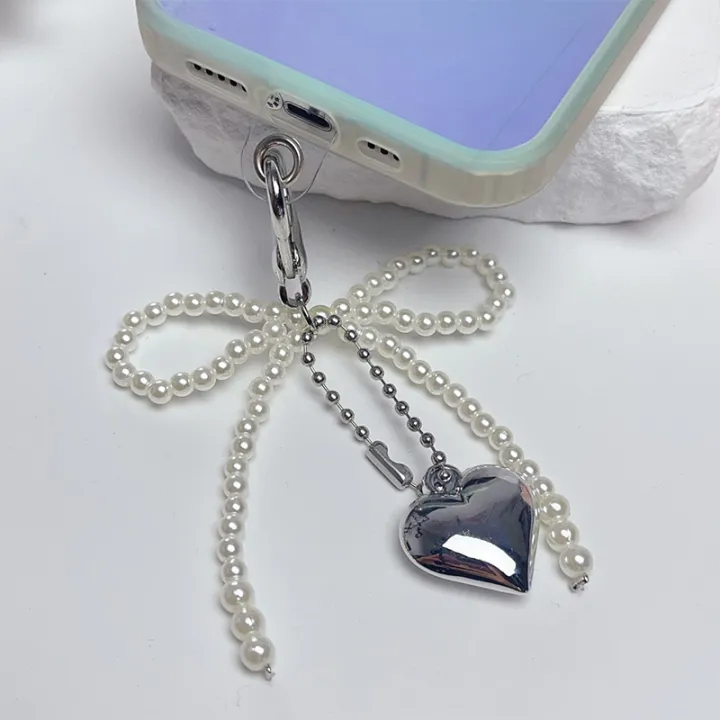 %E3%80%90NEW%E3%80%91%20Delicate%20Beaded%20Key%20Chain%20Handmade%20Shaped%20Keyring%20Heart%20Keychain%20Ornament%20Pearl%20Decoration%20For%20Bags%20And%20Phones%20Huiye%20-%20Image%202