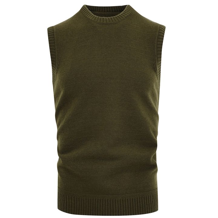 High%20quality%20Mens%20Thick%20Sleeveless%20Sweater%20without%20sleeve%20Men%20Vest%20Man%20O-neck%20Knitwear%20Male%20Warm%20clothing%202023%20Autumn%20Winter%20New%20-%20Image%202