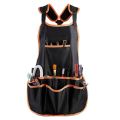 Durable Work Apron tool 16 Tool Pockets tool belt Adjustable vest Tool Apron for mans work apron and women work apron with waterproof apron and Canvas apron. 
