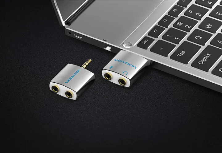 Vention%20BDAW0%204%20Pole%203.5mm%20Male%20to%202*3.5mm%20Female%20Audio%20Splitter%20-%20Image%204