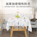 European style waterproof and oilproof tablecloth, disposable tablecloth, rectangular dining room tablecloth, coffee table table, table mat, table mat. 