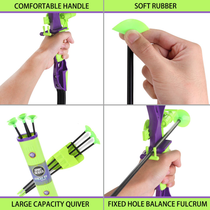 Kids%20Archery%20Bow%20And%20Arrow%20Toy%20Set%20+%20Three%20Suction%20Cup%20Arrows%20-%20Image%208