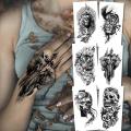 Waterproof Temporary Tattoo Sticker Black Kurama Orochimaru Snake Flash Tattoos Old School Body Art Arm Tatoo Women Men. 