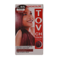 Tov Ch Hair Color Cream Rose Red + Hair Bleach Kit Ready To Apply 1Pair. 