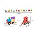 Number Train Toy Counting Montessori for Boys Girls 3 4 5 6 7 Years Old Kids. 