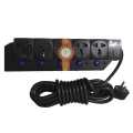 Multiplug Extension 5 Socket With 52 meter Cable multi pluge 15 fit and 7 fit and 30 fit black multi plug.