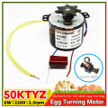 Egg Turning Motor AC Motor 220V CW/CCW 2.5rpm Mini Synchronous Motor 6W with Gear for Automatic Incubator.