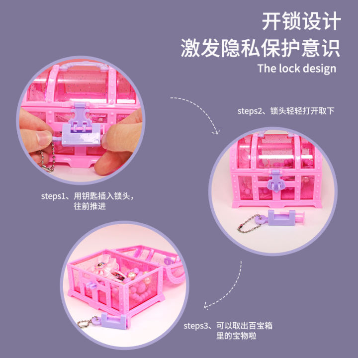 Children's%20Treasure%20Hunting%20Surprise%20Treasure%20Chest%20Boxes%20Girls%20Princess%20Little%20Toys%20for%20Girls%20Baby%20Birthday%20Present%204-5%20Years%20Old%203%20-%20Image%206
