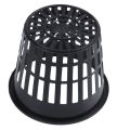 20pcs 3 inch Heavy Duty Mesh Pot Net Cup Basket Hydroponic Aeroponic Planting Grow Clone Black.