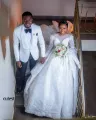 Funyue Elegant Muslim Wedding Dress Luxury Chapel Train Gorgeous Ball Gown Bride Dress Plus Size Mariage 2023 New. 