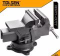 TOLSEN Bench Vice (4inch 100mm) Swivel Base with Anvil 10103. 