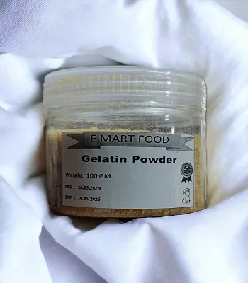 Halal Gelatin Powder (100g) for Baking & Pastry