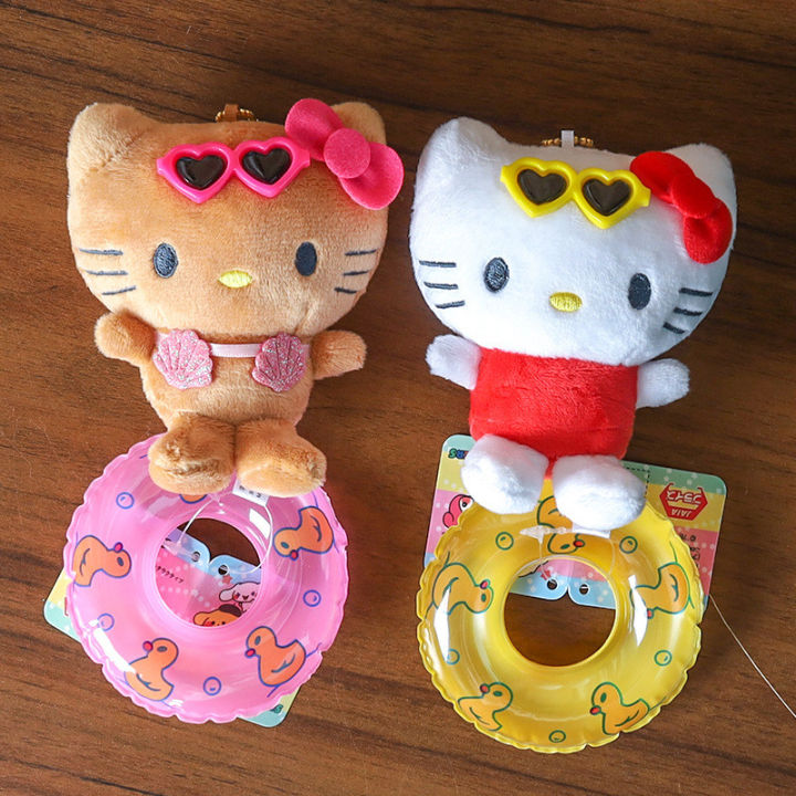 Kawaii%20Hello%20Kitty%20Hawaiian%20Sanrio%20Keychain%20Pendant%20Cartoon%20Plush%20Toys%20Brown%20White%20Swim%20Ring%20Stuffed%20Plushies%20Key%20Ring%20Bag%20Toys%20-%20Image%206