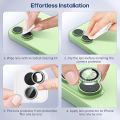 for iPhone 17 White Color Camera Lens Protector Bling, Individual Diamond Metal Ring with 9H Hardness, Scratch-Proof Camera Screen Protector Case Friendly (Sage Diamond).