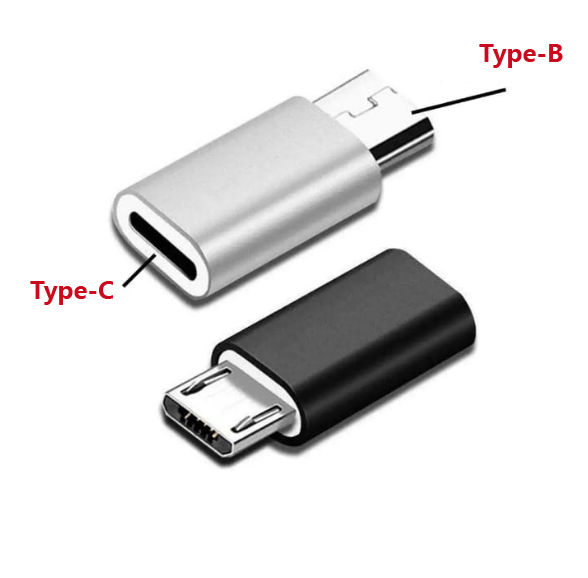 Type C to Micro USB Type B Converter - Type C Female to Micro USB Type B Male Adapter (1pc)