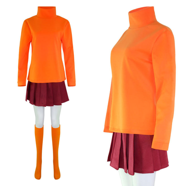 Scooby%20Doo%20Velma%20cosplay%20costume%20for%20Halloween%20role-playing%20-%20Image%204