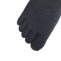 AONIJIE Merino Wool Sports Toe Socks Women Men Woolen Mini-Crew Five Finger Socks Quarter Toe Socks For Trail Run Marathon E4823.