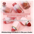 Beauty Makeup 2 Color Blush Liquid Naturally Brighten Up Skin Color Waterproof Cosmetics.