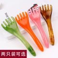 Five Claw Head Massager Resin Face Muscle and Beauty Scraping Tool Meridian Pulling Stick.