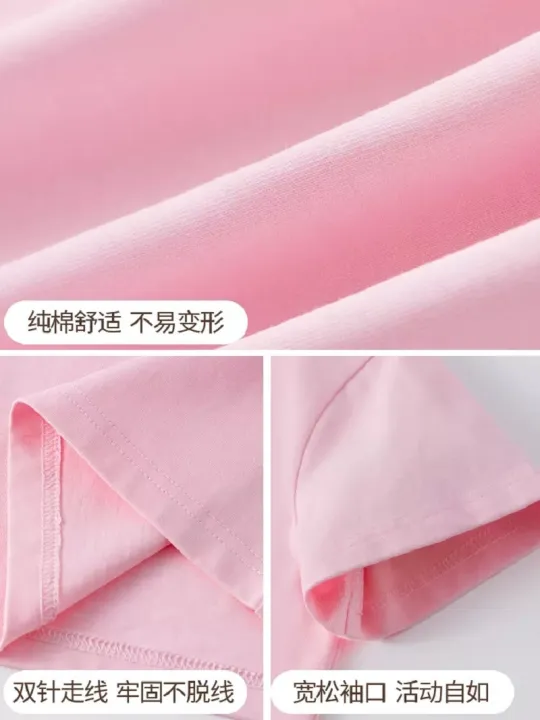 Girls%20Cotton%20Cute%20Cat/dog%20Graphic%20T%20shirt%20Summer%20Fashion%20Vintage%20Personality%20Kawaii%20Purple%20clothes%20Short%20Sleeve%20Tops%20-%20Image%205