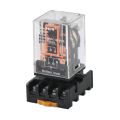 RELAY With BASE 10A 220V AC Electromagnetic Relay With 8 Pin Base Terminal Coil Voltage AC 220VOLT. 